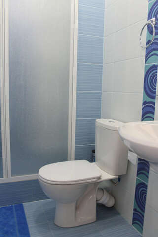 Гостиница Аврора Николаевка Двухместный номер Делюкс с 1 кроватью и балконом, вид на море-5